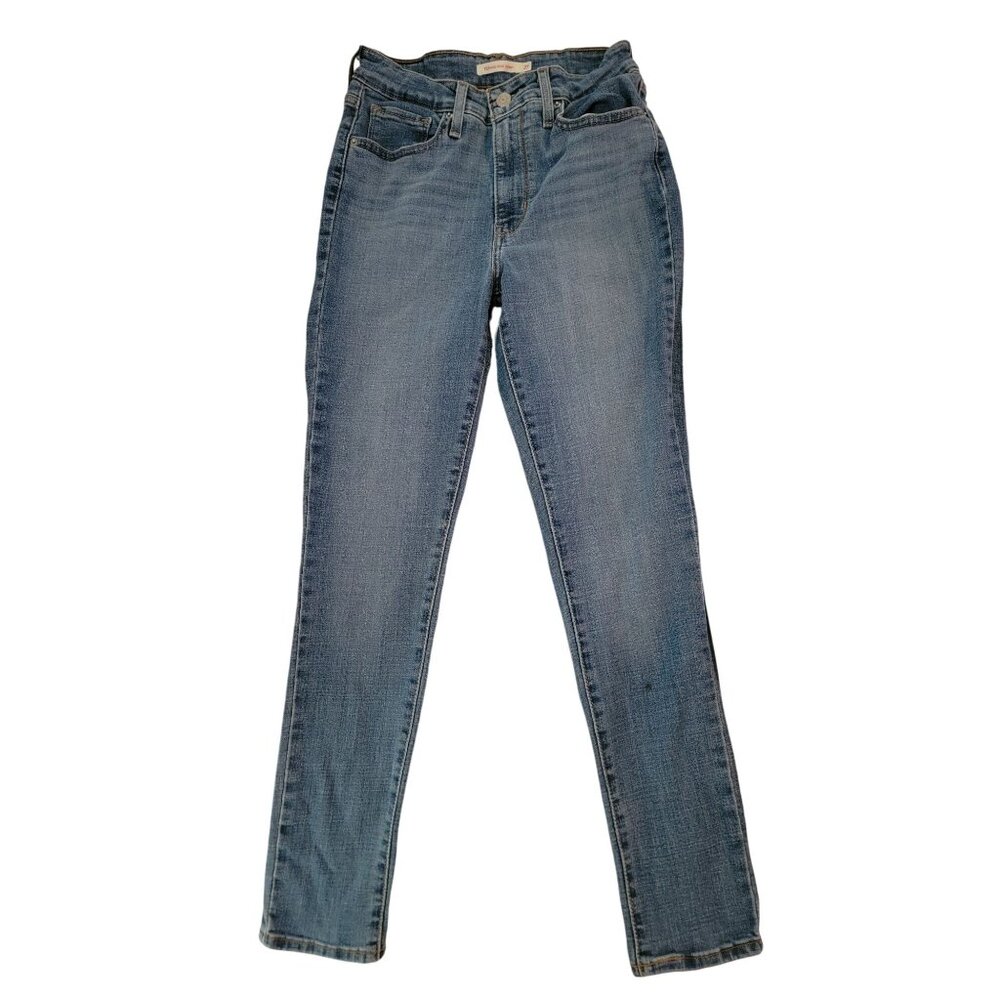 Levis 721 High Rise Skinny Jeans W27 L28 Women Denim Blue